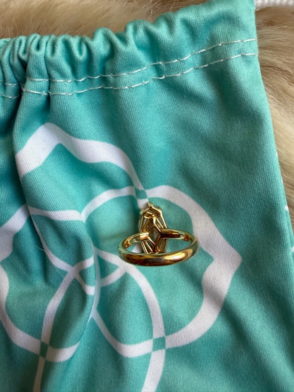 14k gold plated Kendra Scott ring - Picture 5 of 5